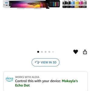 Epson Printer with Ink Tanks - Black and White